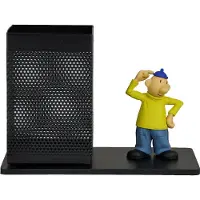 Buurman en Buurman Schreibtisch-Stiftehalter mit Figur: Pat (Die Nachbarn) – Tisso Toys