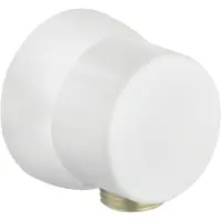 Kludi Schlauch-Anschlussbogen DN 15, mit Wandausgleichsring, 6306043-00, Farbe: weiß