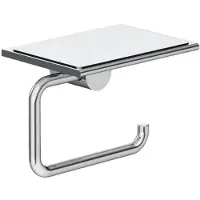 Kludi VELA R Toilettenpapierhalter 5897105 mit Ablage chrom