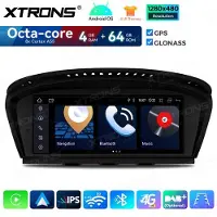 Xtrons QDB8060CC 8,8 Zoll 4 + 64 GB Android Car GPS Multimedia Player mit integriertem CarPlay und Android Auto für BMW 3/5 Serie CCC