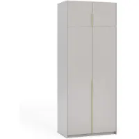 Masseno Drehtürenschrank AMARA 100/250/58cm 2-türig Kaschmir