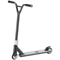 B2X Stunt-Scooter, leichtes Aluminium, Schwarz/Weiß, max. 100 kg