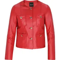 Faina Jacke Frauen Rot
