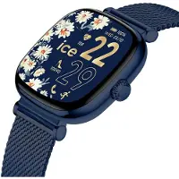 Ice Watch Smartwatch "ICE smart SQ 2.0", blau (blau, blau), Smartwatches, Smartwatch, Armbanduhr,Damenuhr,Herrenuhr,Bluetooth,digital,Spiele,Edelstahlband