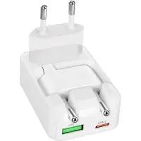 SBS Flexi-Wandladegerät 65 W mit klappbarem Stecker