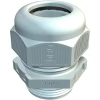 OBO Bettermann 2024764, Hellgrau, Polyamid, Gerade, PG21, 1,1 cm, IP68