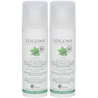 Logona Purify Mattierendes Feuchtigkeitsfluid Bio-Minze & Salicylsäure aus der Weidenrinde 2x 2x30 ml