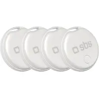 SBS 4 x Wasserfester Objektsucher, kompatibel mit Apple Find My
