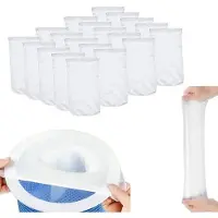 BundiGlassware 40 Stück Skimmer,Pool SockenSkimmersocke,Filter Zubehör Sieb,Netz für Schwimmbad,Skimmerkorb Socks Filterkorb,Filtersocken Feinfilterung Feinmaschiger,Swimming Vorfilter Socke, Pool-netz Filternetz