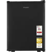 Exquisit Mini-Kühlschrank KB40-V-S-460F schwarz, 33 l, LED-Beleuchtung, Low-Frost, manuelle Temperaturregelung