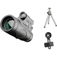 Jojomino 12x50 Monokulare BAK4 Prisma Tragbares HD Monokular, Set