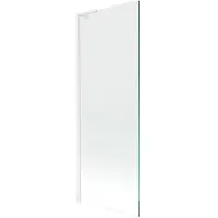 Mexen Next L Badewannenabtrennung 1-flügelig 70 x 150 cm, transparent, weiß - 895-070-000-03-00-20