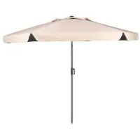 Aktive 62338 Uv50 Ø Großer Kippbarer Sechseckiger Windfester Garten Sonnenschirm 230 Cm