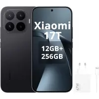 Xiaomi 17T 5G 256GB 12GB, 6,59" 120Hz augenschonendes Display, 6500mAh, 67W HyperCharge, Leica 5X Telekamera, Dual-SIM, Schwarz (mit Netzteil)