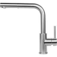 Reginox Armatur R34583 PALM Edelstahl gebürstet mit ausziehbarem Auslauf / Küchenarmatur / Einhebelmischer / Mischbatterie