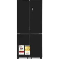 Exquisit Einbau-Multidoor | 466 Liter | No Frost Kühlen/Gefrieren | Schnellgefrieren | Türalarm | EMD470-170-200E schwarz-glas