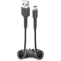 SBS Spiral-Daten-&-Ladekabel für Typ C