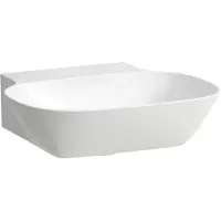 Laufen INO Handwaschbecken, ohne Hahnloch, ohne Überlauf, 450x410mm, H8163000001121, Farbe: Weiß