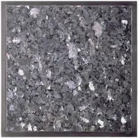 Ideenreich Einbau Granitfeld Blue Pearl inkl. Edelstahlwanne 250 x 250 x 10 mm