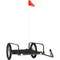 StarTech.com Fahrradanhänger für Hunde - Hundeanhänger / Hundebuggy - 135x70x37 cm - Für mittelgroße Hunde - Stoff - Armeegrün