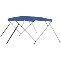 StarTech.com Bimini Bootssonnendach - 4-Bügel Gestell - 243x180x137 cm - Hohe Dachhöhe - UV-Schutz, langlebig, rissbeständig - Armeegrün