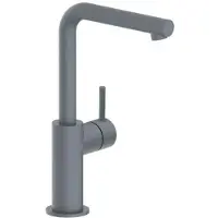 Herzbach SIRO GREY WT-Einlochbatterie L-Size Griff seitl. ohne Ablauf Grau matt