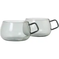 AdHoc Teeglas Yuna Transparent 400 ml (2er-Set)