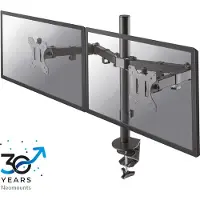 NeoMounts 2-fach-Monitorarm FPMA-D550DBLACK, bis 32“, neig-/dreh-/schwenkbar, höhen- & tiefenverstellbar