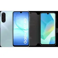Samsung Galaxy A17 128GB Blau 4G + BlueBuilt Book Case Schwarz