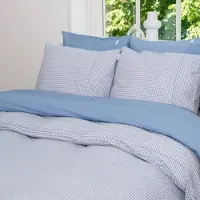 Town & Country Kissenbezüge Gingham Oldblue-60 x 70 cm