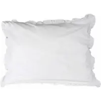 Town & Country Kissenbezüge Frilled Perkal White-60 x 70 cm