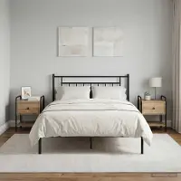vidaXL Nachttisch 2 Stk Artisan-Eiche 35 x 36,5 x 47 cm Holzwerkstoff 8007670
