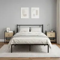 vidaXL Nachttisch 2 Stk Sonoma-Eiche 35 x 36,5 x 47 cm Holzwerkstoff 8007662