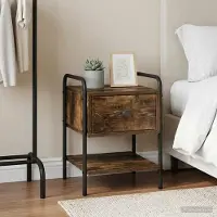 vidaXL Nachttisch Geräucherte Eiche 35 x 36,5 x 47 cm Holzwerkstoff 8007663