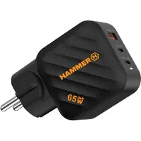 Hammer 65w Usb-a-und Usb-c-wandladegerät