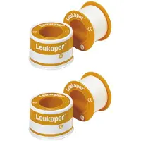 Leukopor 5 cmx5 m x2 2x6 St Pflaster