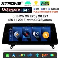 Xtrons Android Autoradio für BMW X5 E70/X6 E71 CIC System 2/64 GB