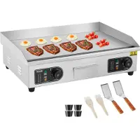 Vevor Elektro-Grillplatte 4000 W 655 x 400mm Grillbereich