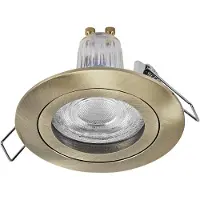 Osram 4058075853331 Spot Set LED Einbaustrahler GU10 4,5W Messing Click