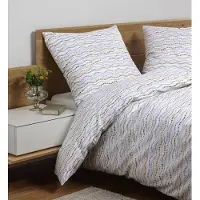 Janine Design Seersucker-Bettwäsche-Garnitur 20158 TANGO Farbe salbei grau Größe 155x220+80x80