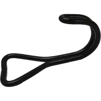 Markenlos 10 Flachhaken Doppelhaken für Expander Gummi Seil Band Gurt bis 22mm Breite