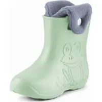 Ladeheid Eva Kinder Gummistiefel Regenschuhe gefüttert (Olivegrün, 34/35) LA-CA-04