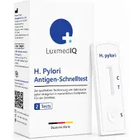 LuxmedIQ Helicobacter Pylori Test (Stuhl) - Schnelltest bei Magenbeschwerden H. Selbsttest 2 St