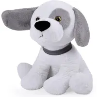 B2X Plüsch-Einhorn, weich und kuschelig, 58 cm, Weiß/Grau