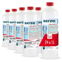 Höfer Chemie 24x1 kg BAYZID Flüssigchlor 13% zur effektiven Pool Desinfektion