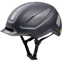 Ked Reach DT1 Mips Fahrradhelm, Tourenhelm, Cityhelm, K-Fit 3D Anpassung, Visier, Rib Cage Belüftung, 370g : black : M (54-58 cm)