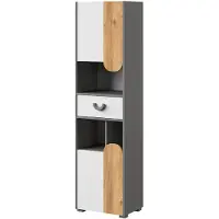 Masseno Drehtürenschrank ARCADA 50/189,5/38cm 2-türig Eichefarben