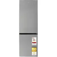Exquisit Kühl-Gefrierkombination 400 l No Frost | freistehend | Energieklasse D | 37 dB | 186 cm | KGC400-130-NF-040D inoxlook | Inoxlook
