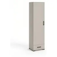 Masseno Drehtürenschrank ALBANO 50/186/40cm 1-türig Kaschmir