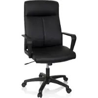 Hjh OFFICE LISSO - Profi Chefsessel Schwarz